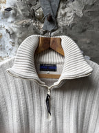 Vintage 1990's Paul Smith R.Newbold Japan Naoki Takizawa Heavyweight Military Sweater.