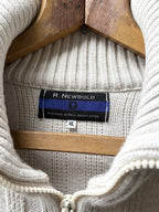 Vintage 1990's Paul Smith R.Newbold Japan Naoki Takizawa Heavyweight Military Sweater.