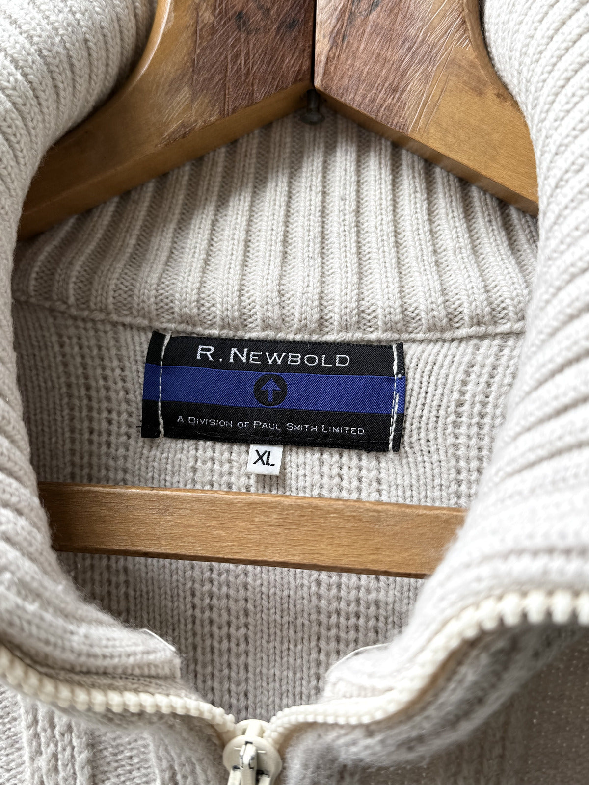 Vintage 1990's Paul Smith R.Newbold Japan Naoki Takizawa Heavyweight Military Sweater.