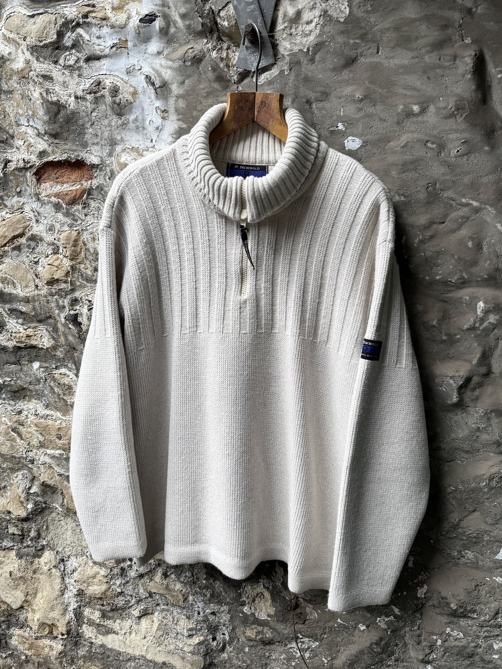 Vintage 1990's Paul Smith R.Newbold Japan Naoki Takizawa Heavyweight Military Sweater.