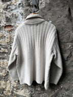 Vintage 1990's Paul Smith R.Newbold Japan Naoki Takizawa Heavyweight Military Sweater.