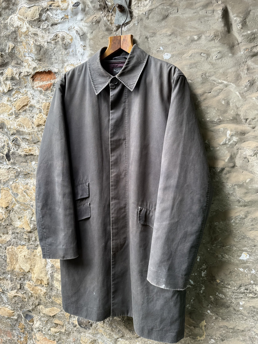 Vintage 1990’s Paul Smith Three Pocket Faded Formal 3/4 Length Modular Coat.