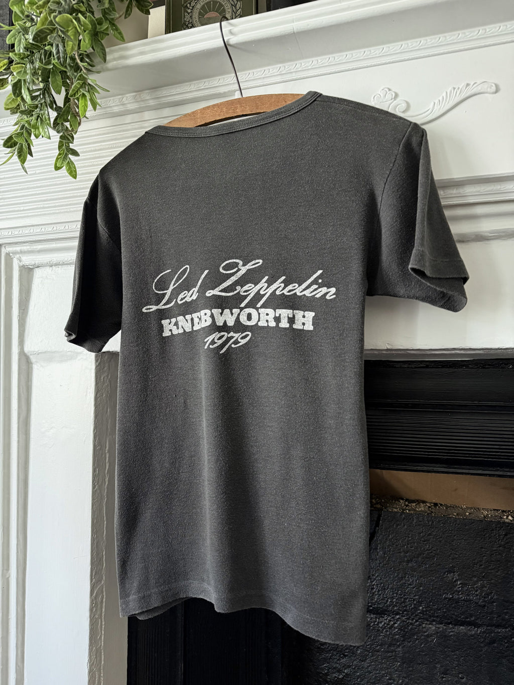 Rare Vintage 1979 Led Zeppelin Knebworth Festival Graphic Tee.