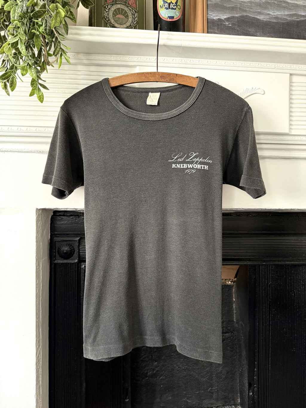 Rare Vintage 1979 Led Zeppelin Knebworth Festival Graphic Tee.