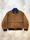 Vintage 1980's Hugo Boss Cashmere Wool Cropped Quilted Blouson.