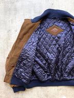 Vintage 1980's Hugo Boss Cashmere Wool Cropped Quilted Blouson.