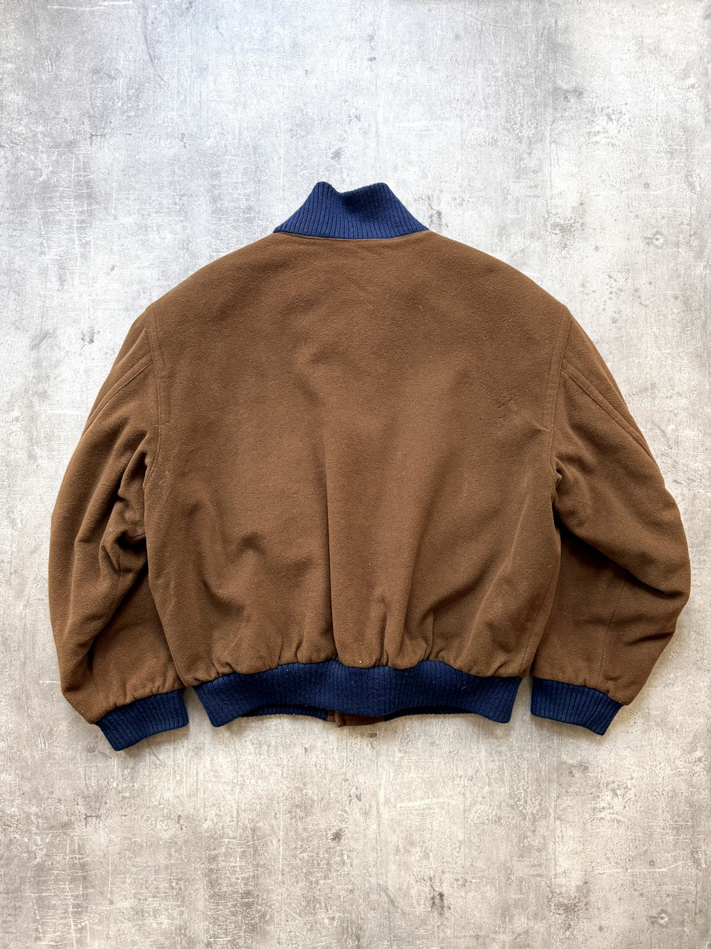 Vintage 1980's Hugo Boss Cashmere Wool Cropped Quilted Blouson.
