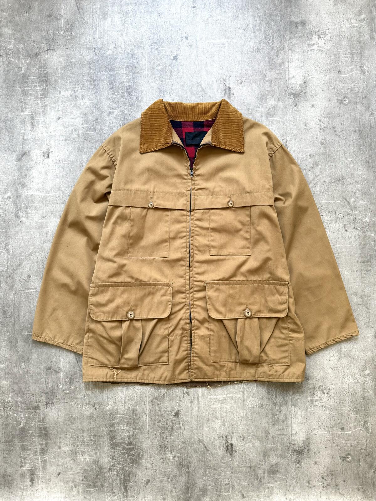 Vintage 1970's Red Head Lightweight Cotton Canvas Hunting Utility Jacket.