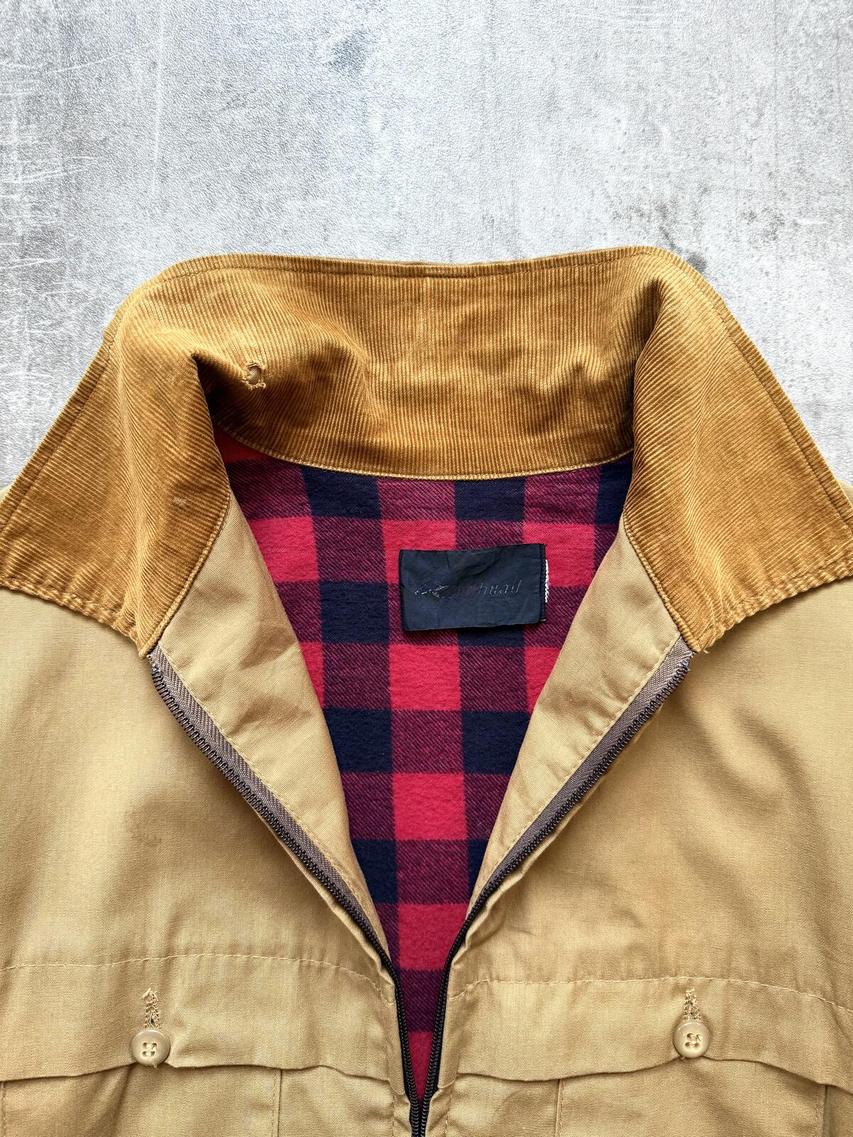 Vintage 1970's Red Head Lightweight Cotton Canvas Hunting Utility Jacket.