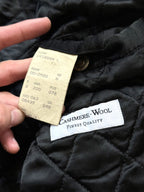 Vintage 1980's Hugo Boss Cashmere Wool Cropped Quilted Bomber Blouson.
