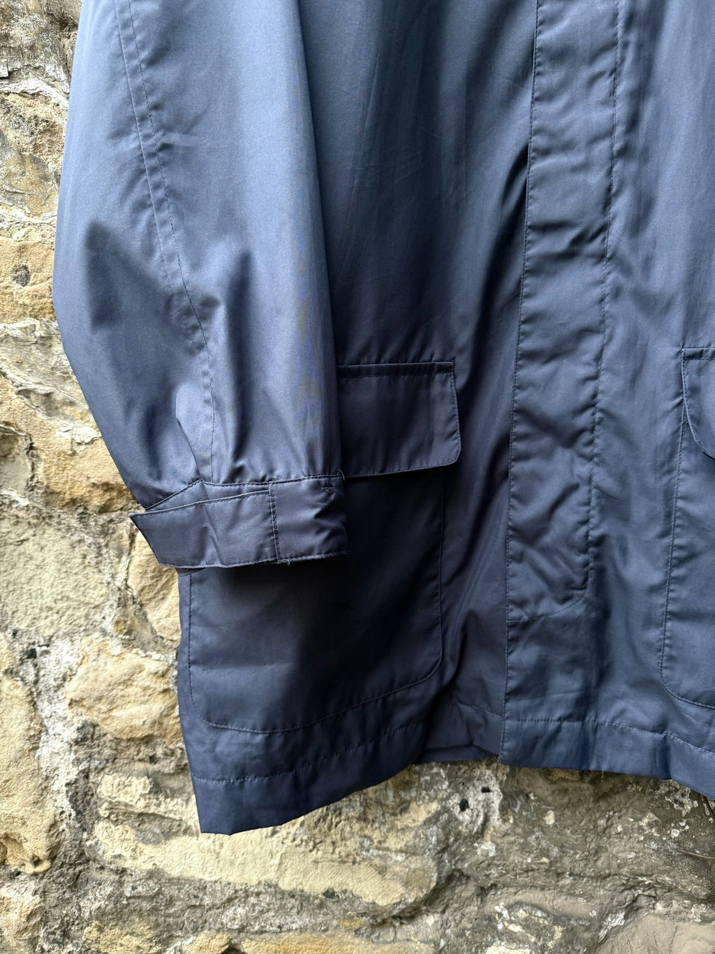 Vintage 1990’s Duffer St. George Lightweight Double Pocket Rain Coat.