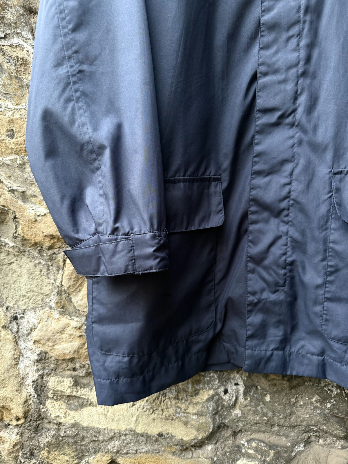 Vintage 1990’s Duffer St. George Lightweight Double Pocket Rain Coat.