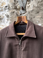 Vintage 1990’s Paul Smith Italian Made Cropped Moleskin Cyclist Blouson.