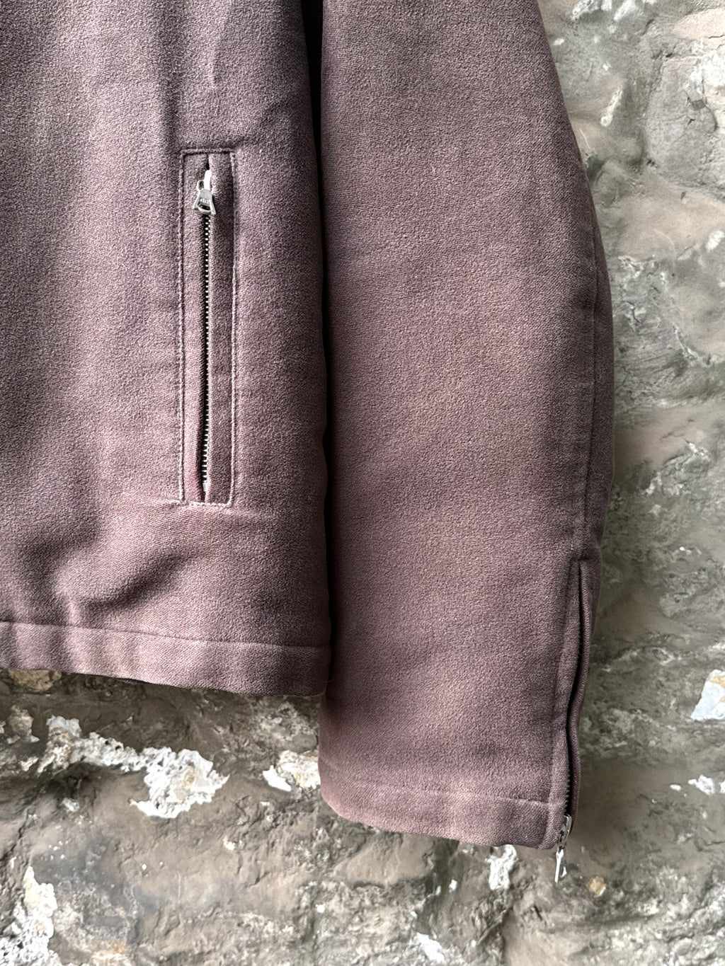 Vintage 1990’s Paul Smith Italian Made Cropped Moleskin Cyclist Blouson.