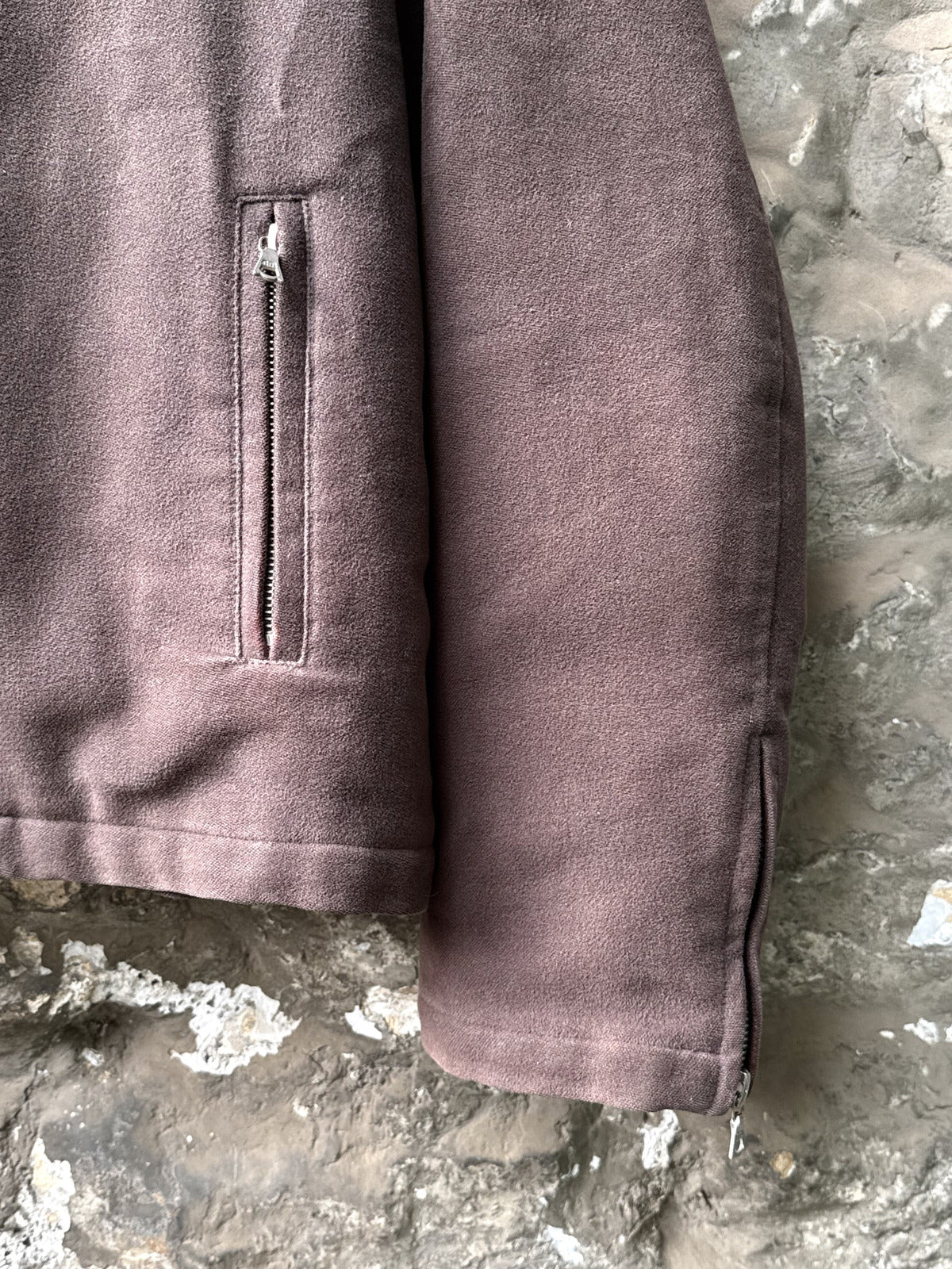 Vintage 1990’s Paul Smith Italian Made Cropped Moleskin Cyclist Blouson.