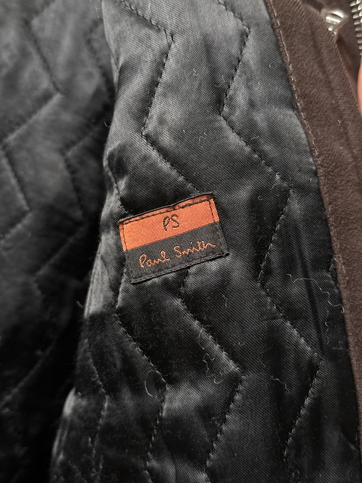 Vintage 1990’s Paul Smith Italian Made Cropped Moleskin Cyclist Blouson.