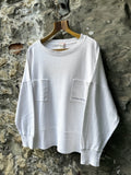 Vintage 1980's Emporio Armani Double Pocket Smock Sweatshirt.