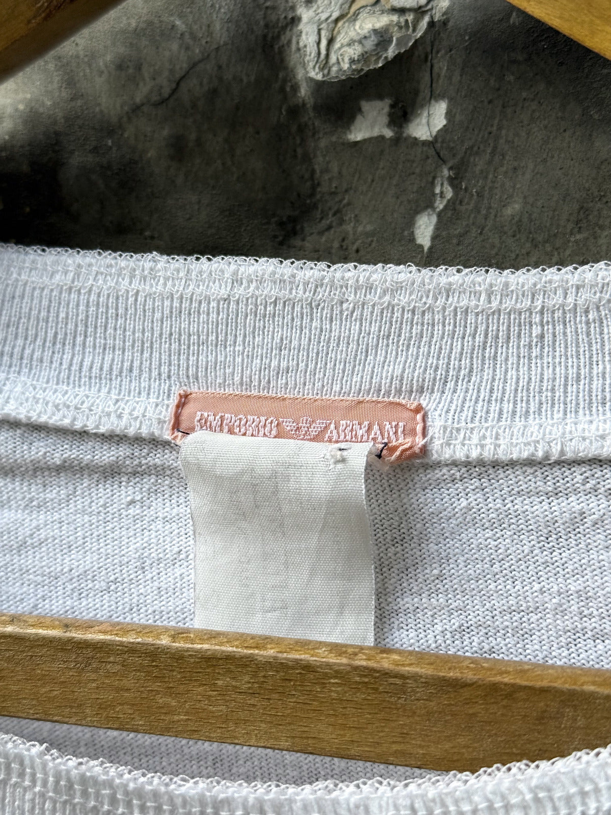 Vintage 1980's Emporio Armani Double Pocket Smock Sweatshirt.