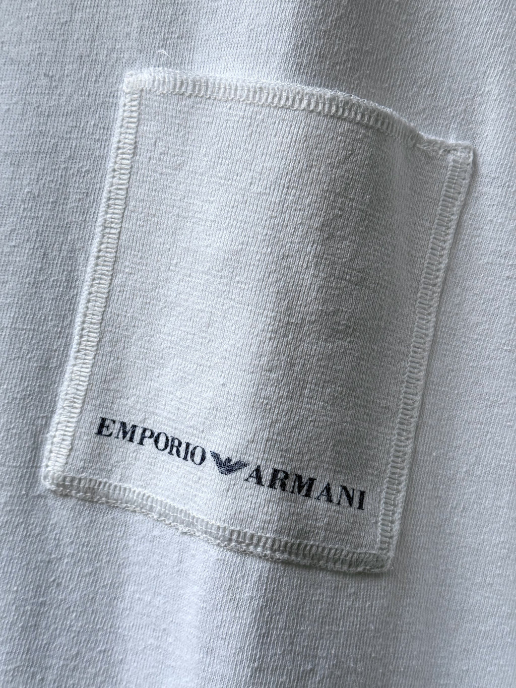 Vintage 1980's Emporio Armani Double Pocket Smock Sweatshirt.
