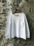 Vintage 1980's Emporio Armani Double Pocket Smock Sweatshirt.