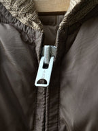Vintage 1970’s Tempco Seattle Shawl Collar Down Quilt Talon Zip Puffer Blouson.