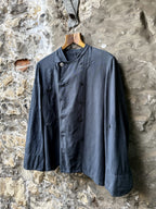 Vintage 1940’s Vetra France Garment Dyed Double Breasted Sanfor Cotton Chef Work Shirt.
