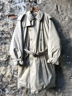 1990's Polo Ralph Lauren Double Breasted Goose Down Belted Commander Trench Coat