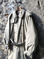 1990's Polo Ralph Lauren Double Breasted Goose Down Belted Commander Trench Coat
