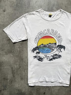 Vintage 1980's Brazilian Copacabana Single Stitch Holiday Graphic T-shirt.