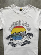 Vintage 1980's Brazilian Copacabana Single Stitch Holiday Graphic T-shirt.