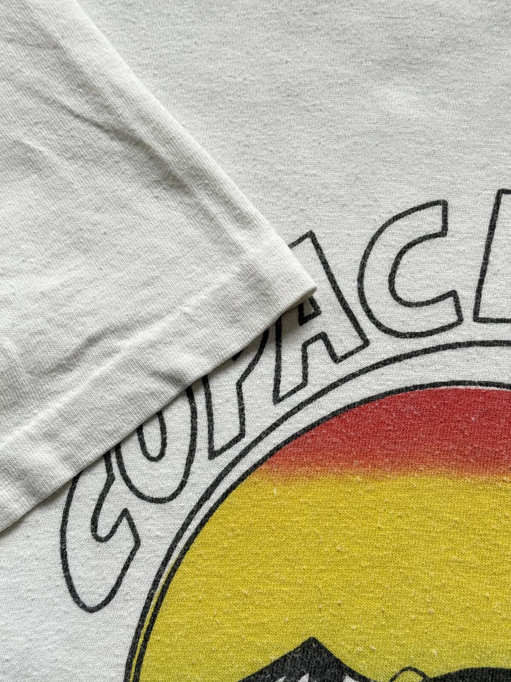 Vintage 1980's Brazilian Copacabana Single Stitch Holiday Graphic T-shirt.